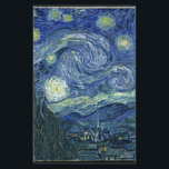 Papier Nuit Van Gogh Starry<br><div class="desc">À propos de The Starry Night\ est un tableau de l'artiste post-impressionniste néerlandais Vincent van Gogh. Le tableau dépeint la vue à l'extérieur de la fenêtre de son sanitarium la nuit, bien qu'il ait été peint de mémoire pendant la journée. Depuis 1941, il est dans la collection permanente du Museum...</div>
