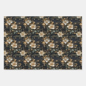 Papier numérique luxueux Gold Foil pour Noël (Devant 2)