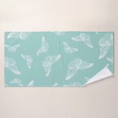 Papier numérique motif papillon (Serviette de bain)