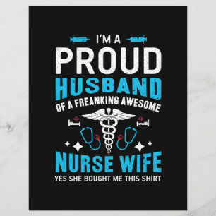 Papier Nurse Gift I Am A Proud Husband