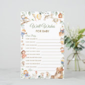 Papier Nursery Rhyme Well Wings for Baby shower Card (Debout devant)