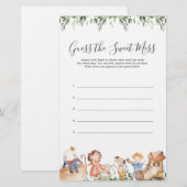 Papier Nursery Rhymes Baby shower Devine The Sweet Mess (Devant / Derrière)