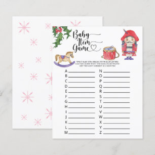 Papier Nutcracker - Baby Item Game