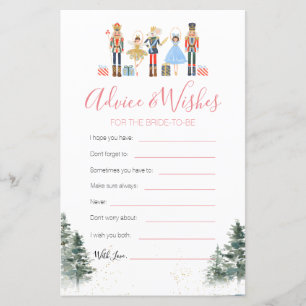 Papier Nutcracker Noël Fête des mariées Conseils souhaits