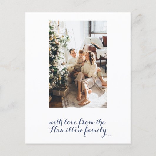 Papier Nutcracker Photo de famille Noël - BUDGET (Dos)