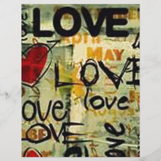 Papier Obtenez Un Petit Graffiti D'Amour (Devant)