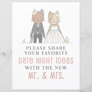 Papier Obtenir Meowie Fête des mariées Date Nuit Idées