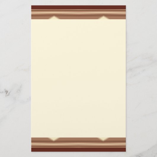 Papier occidental élégant de papeterie de rayures (Devant)