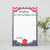 Papier Octopus Wives pour le jeu de fille d'anniversaire (Debout devant)