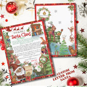 Papier Official Letter from Santa Claus | Traditional Red