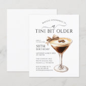 Papier OFFRE SPÉCIALE Un peu plus âgé Martini 50e anniver (Devant / Derrière)