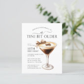 Papier OFFRE SPÉCIALE Un peu plus âgé Martini 50e anniver (Debout devant)