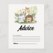 Papier Oh Baby Jungle Baby Shower Boy (Devant)