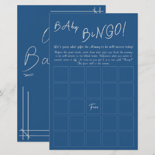 Papier Oh Bébé! Jeu de Bingo Minimaliste pour Bébé sans G