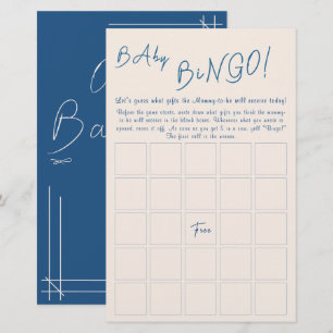Papier Oh Bébé! Jeu de Bingo Minimaliste pour Bébé sans G