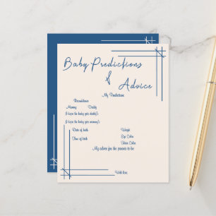 Papier Oh Bébé ! Jeu de prédictions et de conseils pour b