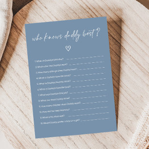 Papier Oh Boy Boho Minimaliste Baby Shower Jeu Qui sait