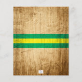 Papier Oh Deer Green Tractor Baby shower Invitation (Dos)