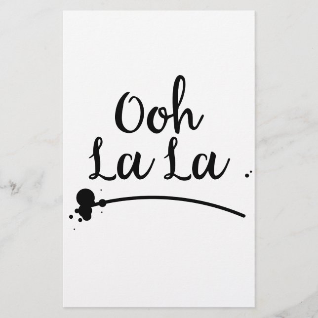 Papier Oh La La (Devant)