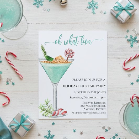 Papier OH Quelle Fun Noël Cocktail Party