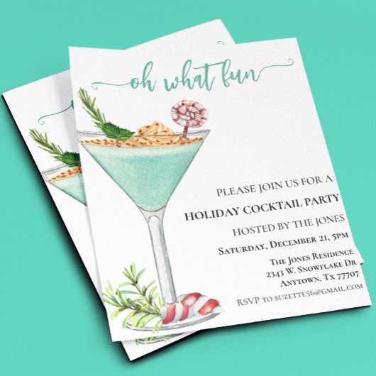 Papier OH Quelle Fun Noël Cocktail Party