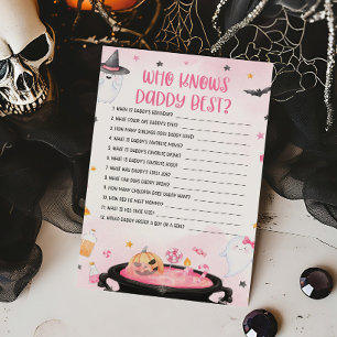Papier Oh Sheet Ghoul Halloween Qui connaît Daddy Best Ga
