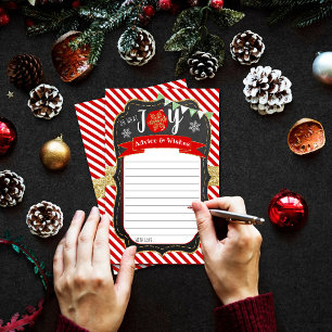 Papier Oh What Joy Christmas Baby shower Conseils & Voeux