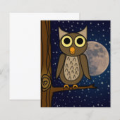 Papier Oiseau de nuit (Devant / Derrière)