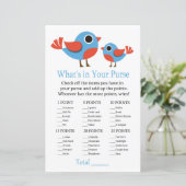 Papier Oiseau Qu'y a-t-il dans votre baby shower de jeu à (Debout devant)