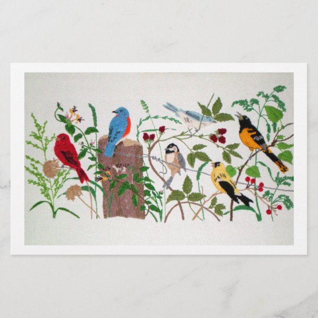 Papier Oiseaux (Devant)