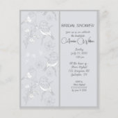 Papier Oiseaux Gris Sur Fond Gris (Devant)