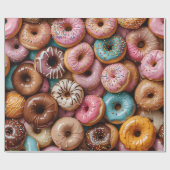 Papier om Donuts in te verpakken (Vlak)