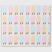 Papier om ijslolly in te pakken (Vlak)