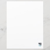 Papier Ombre bleu et blanc (Dos)