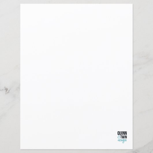 Papier Ombre bleu et blanc (Dos)