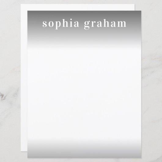 Papier Ombre gris et blanc (Devant / Derrière)