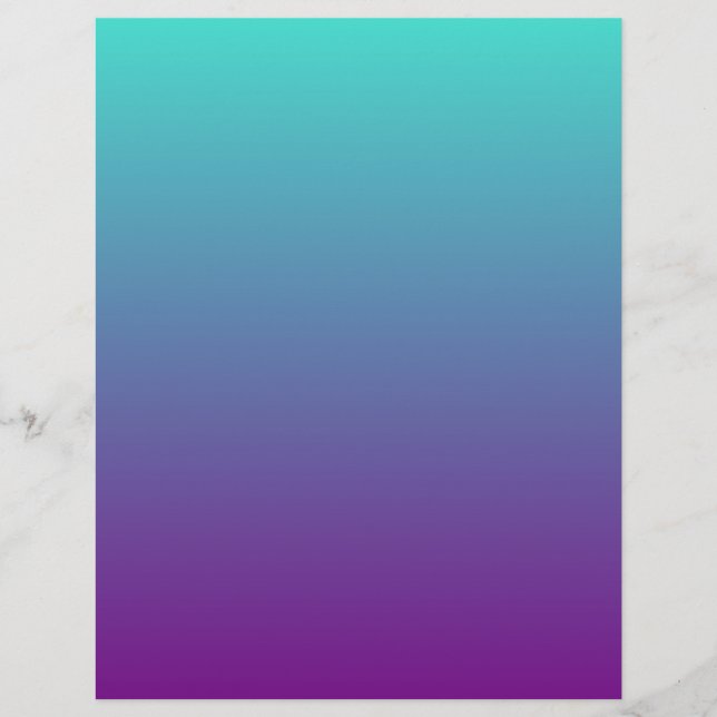 Papier Ombre violette turquoise (Devant)