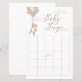 Papier On Peut Attendre Le Jeu De Baby shower De Bingo Ga (Devant / Derrière)