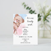 Papier On peut attendre que le genre révèle l'invitation (Debout devant)