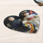 Papier Onderzetter bruiloft (Gekanteld)