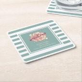 Papier onderzetter Mallorca Spanje fiesta evenemen (Schuin)