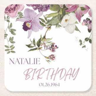Papier Onderzetter Waterverf Bloemen Collectie