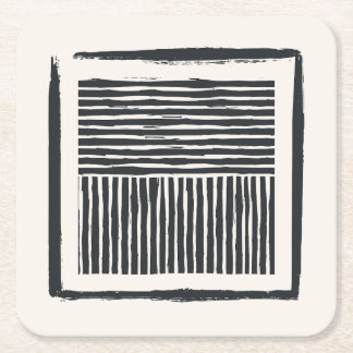 Papier Onderzetter zwart-wit