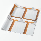 Papier op een klembord (Uitgerold)