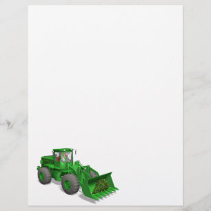 Papier Opérateur du bulldozer du Père Noël
