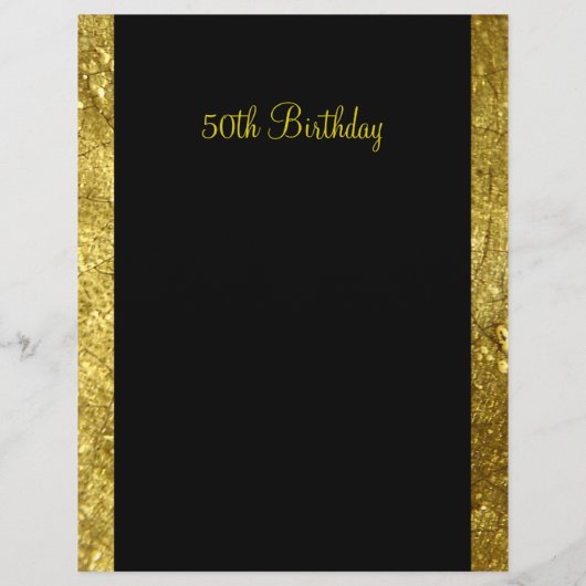 Papier Or et noir (Dos)