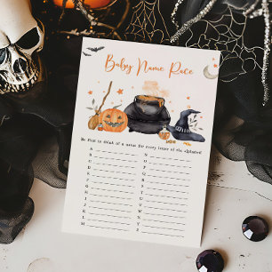 Papier Orange Baby est en train de brasser Baby Name Race