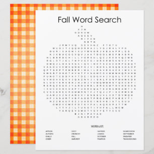 Papier Orange En vichy Citrouille Automne Recherche