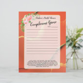 Papier Orange Fun Fête des mariées brise-glace 💕 jeu de  (Debout devant)