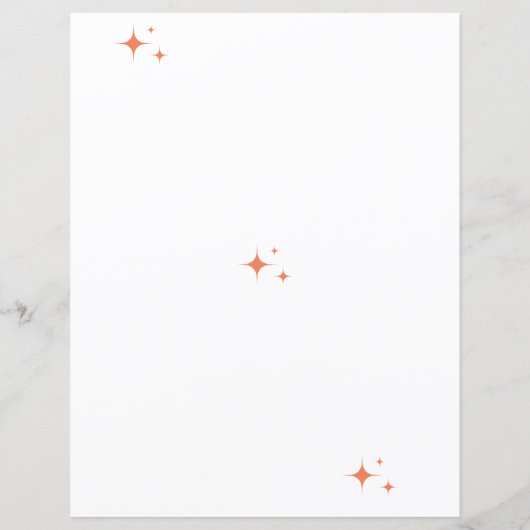 Papier Orange sonique fixe (Dos)